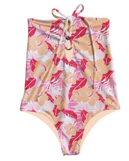 *PREORDER* Allee One Piece Swimsuit (Summer Hibiscus)