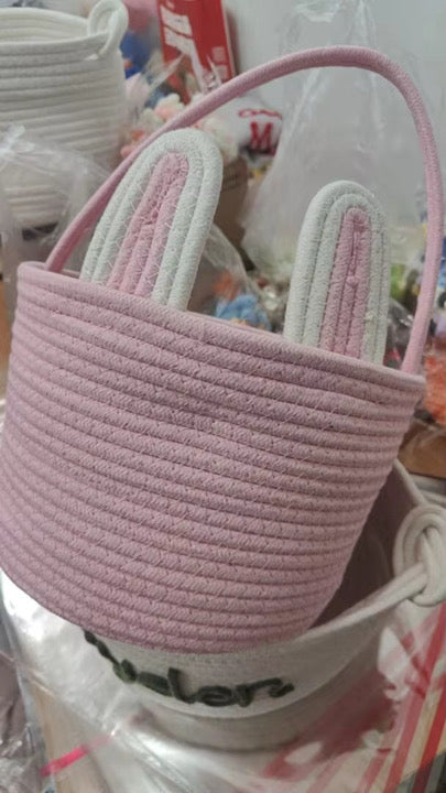 *PREORDER* Embroidered Easter Basket