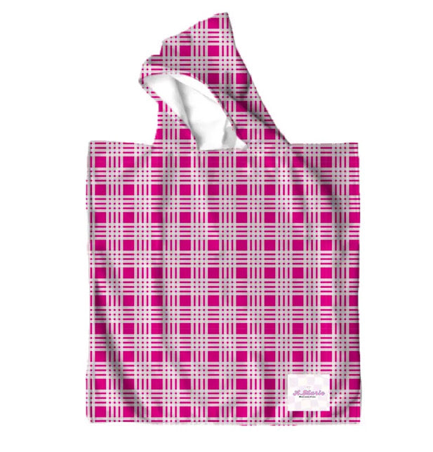 Hooded Towel (Pink Palaka)
