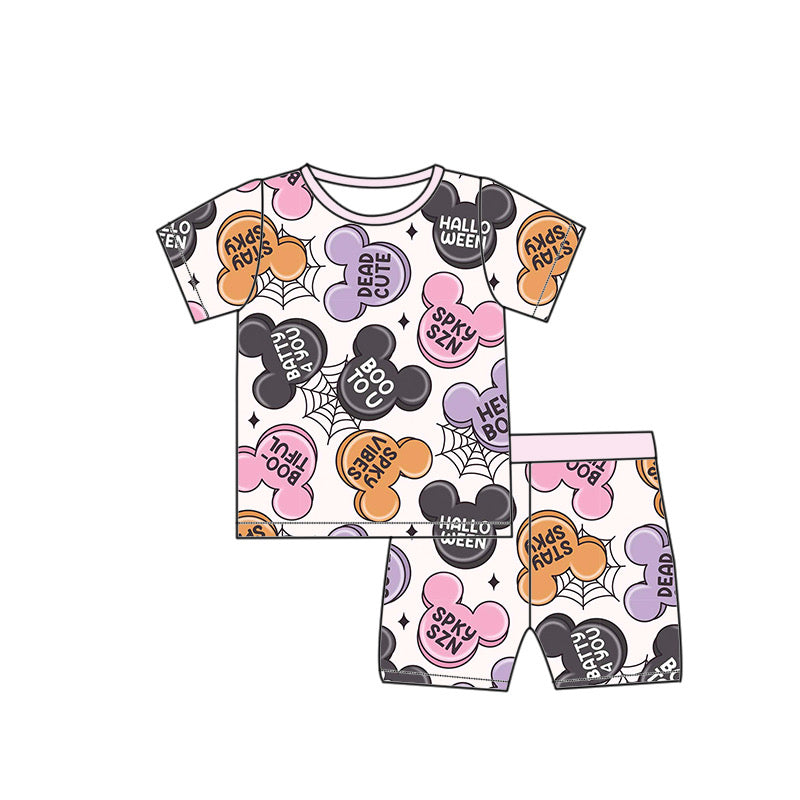 *PREORDER* Two Piece Bamboo Shorts Set (Mousehead Candy)