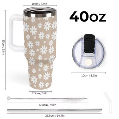 *PREORDER* Essential Tumbler (Neutral Flowers)