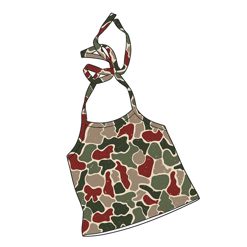 *PREORDER* Fitted Holiday Halter (XMAS Camo)