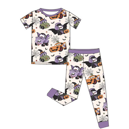 *PREORDER* Two Piece Bamboo Pj Set (Cars as Vamps)