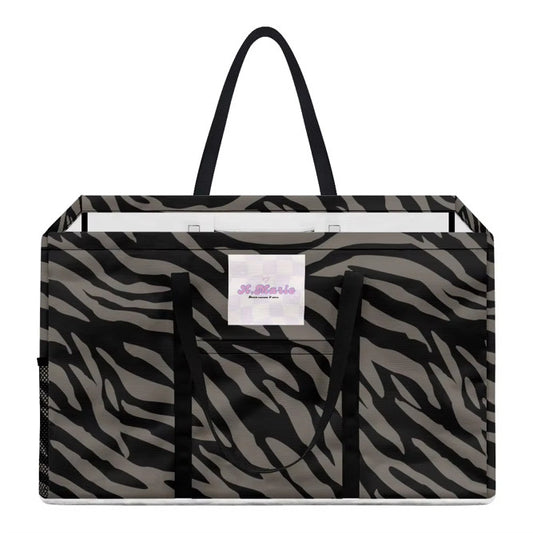 *PREORDER* Ultimate Mom Bag (Black x Gray Zebra)