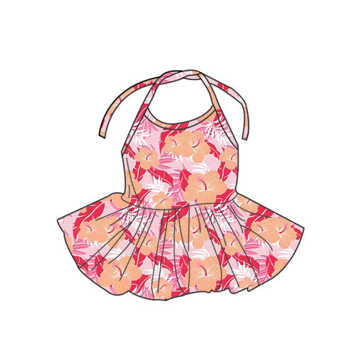 *PREORDER* Must Have Halter Top (Summer Hibiscus)