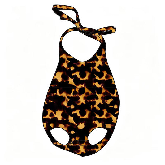 *PREORDER* Girls Bubble Halter Bodysuit (Tortoise Shell)