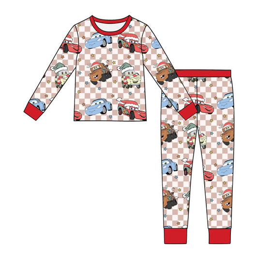 Checkered Car Pj Set