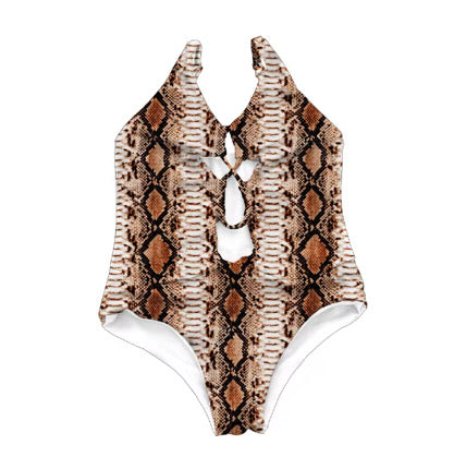 *PREORDER* Aria Girls One Piece Swim (Snake Skin)