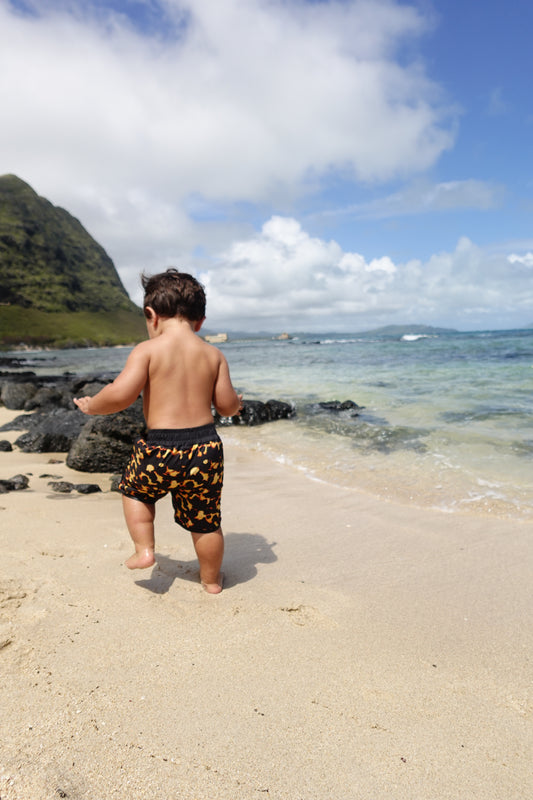 Boys Surf Shorts (Tortoise Shell)