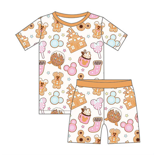 Two Piece Bamboo Pj Set (Sugar Cookie Dreams)