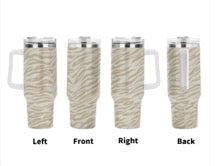 *PREORDER* Essential Tumbler (Tan x Cream Zebra)