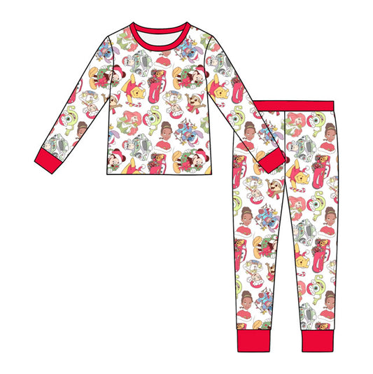 All the Characters Holiday Pj Set