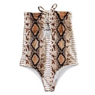 *PREORDER* Allee One Piece Swimsuit (Snake Skin)