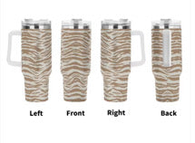 *PREORDER* Essential Tumbler (Caramel x White Zebra)