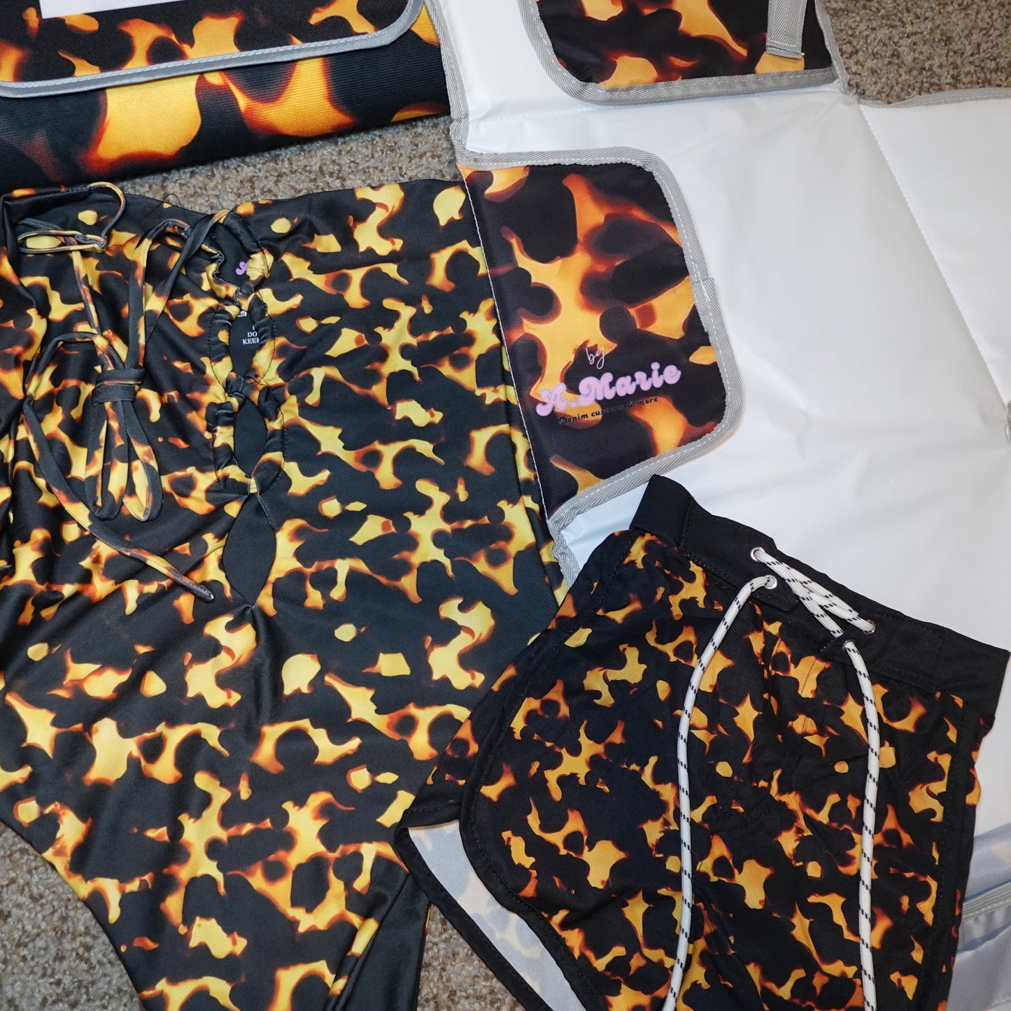 Boys Surf Shorts (Tortoise Shell)