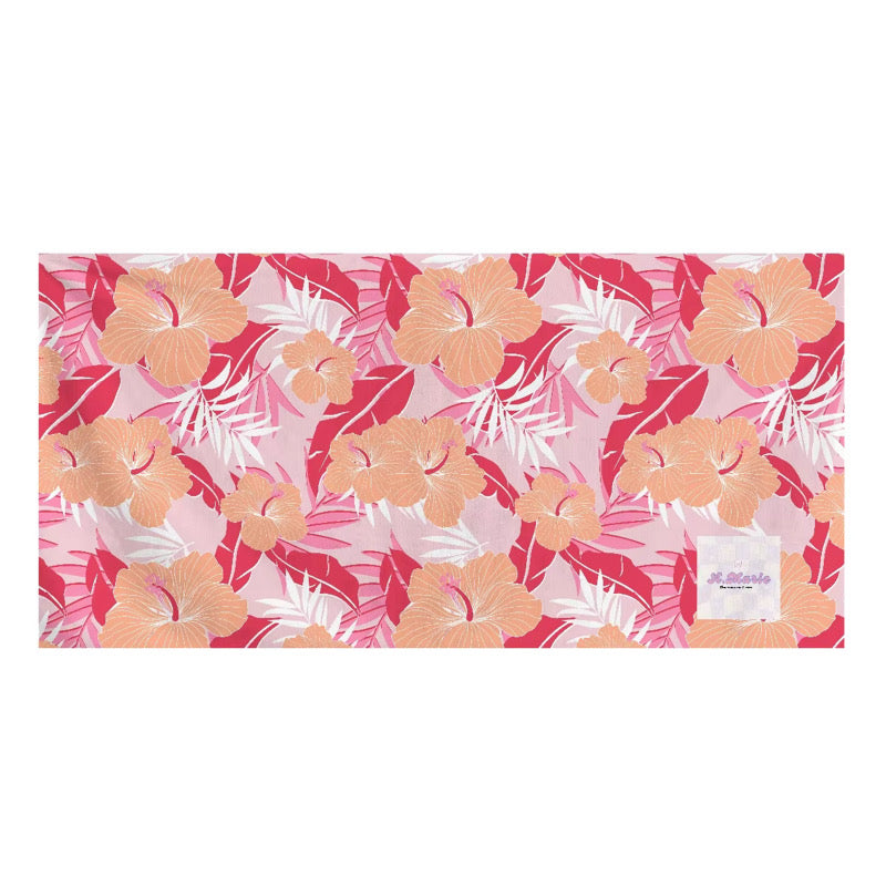 *PREORDER* Microfiber Beach Towel (Summer Hibiscus)