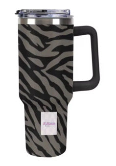 *PREORDER* Essential Tumbler (Black x Gray Zebra)