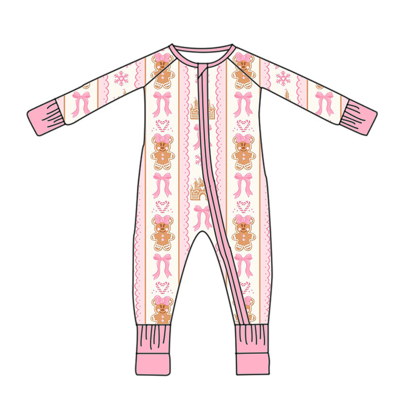 *PREORDER* Bamboo Zippy (Gingerbread x Bows)