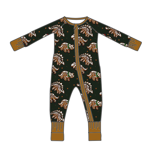 *PREORDER* Bamboo Zippy (Gingerbread Dinos)