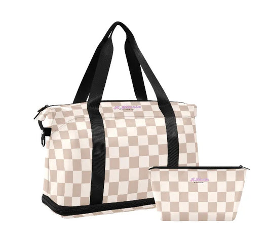 *PREORDER* Travel Bag (tan checkered)