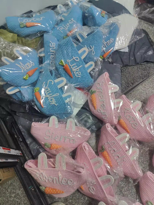 *PREORDER* Embroidered Easter Basket