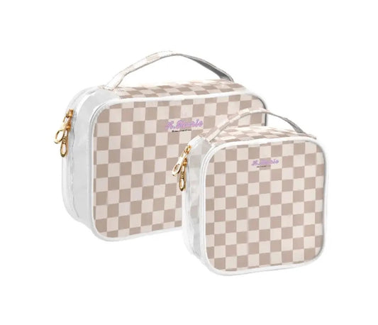 *PREORDER* Organizing Duo (tan checkered)