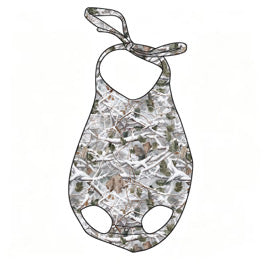 *PREORDER* Girls Bubble Halter Bodysuit (Light Woodsy)