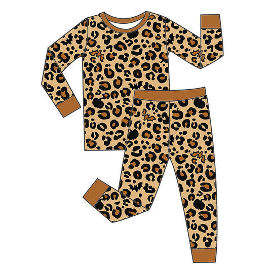 *PREORDER* Two Piece Bamboo Long Set (Bat x Cheetah)