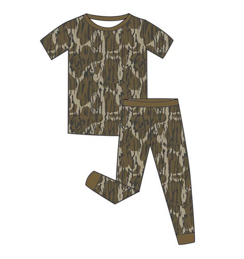 Two Piece Bamboo Pj Set (Camo)