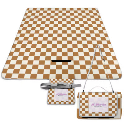 *PREORDER* On The Go Mat (Brown Checkered)