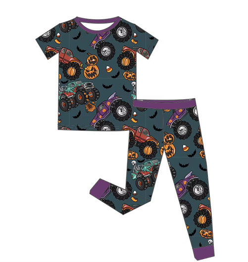 *PREORDER* Two Piece Bamboo Pj Set (Spooky Monster Jam)