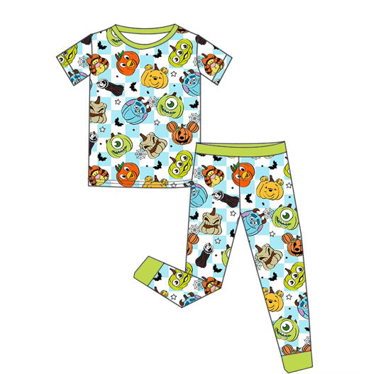 *PREORDER* Two Piece Bamboo Pj Set (Characters as Pumpkins)